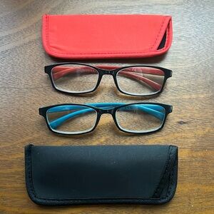 2 Pairs NEW Readers 1.5x